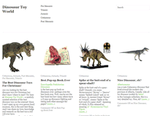 Tablet Screenshot of dinosaurtoyworld.com